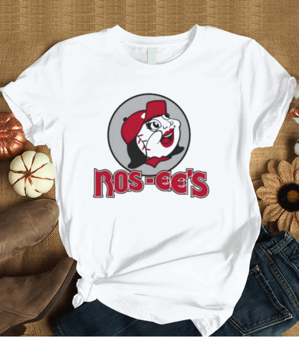 T-Shirt: Cincy Ros-ees Ros-ee's Red Fish T-Shirt Cincy Ros-ees Ros-ee's Red Fish T-Shirt