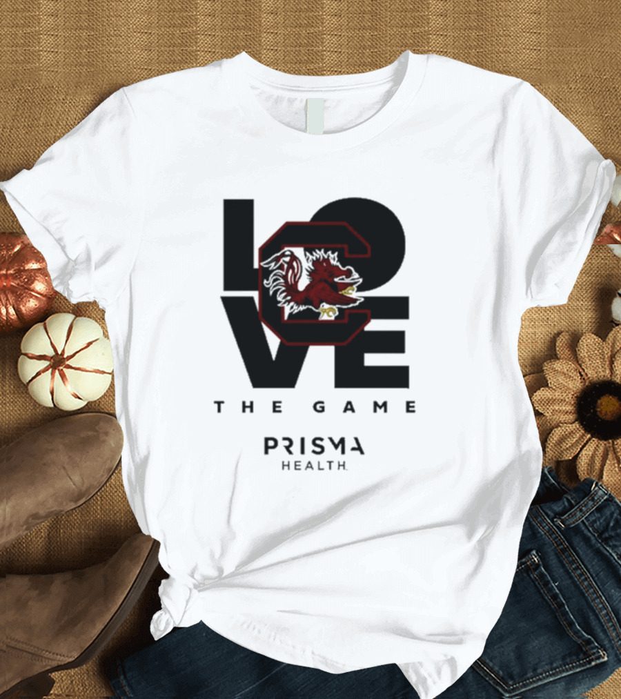 South Carolina Gamecocks Love The Game Prisma Health T-Shirt