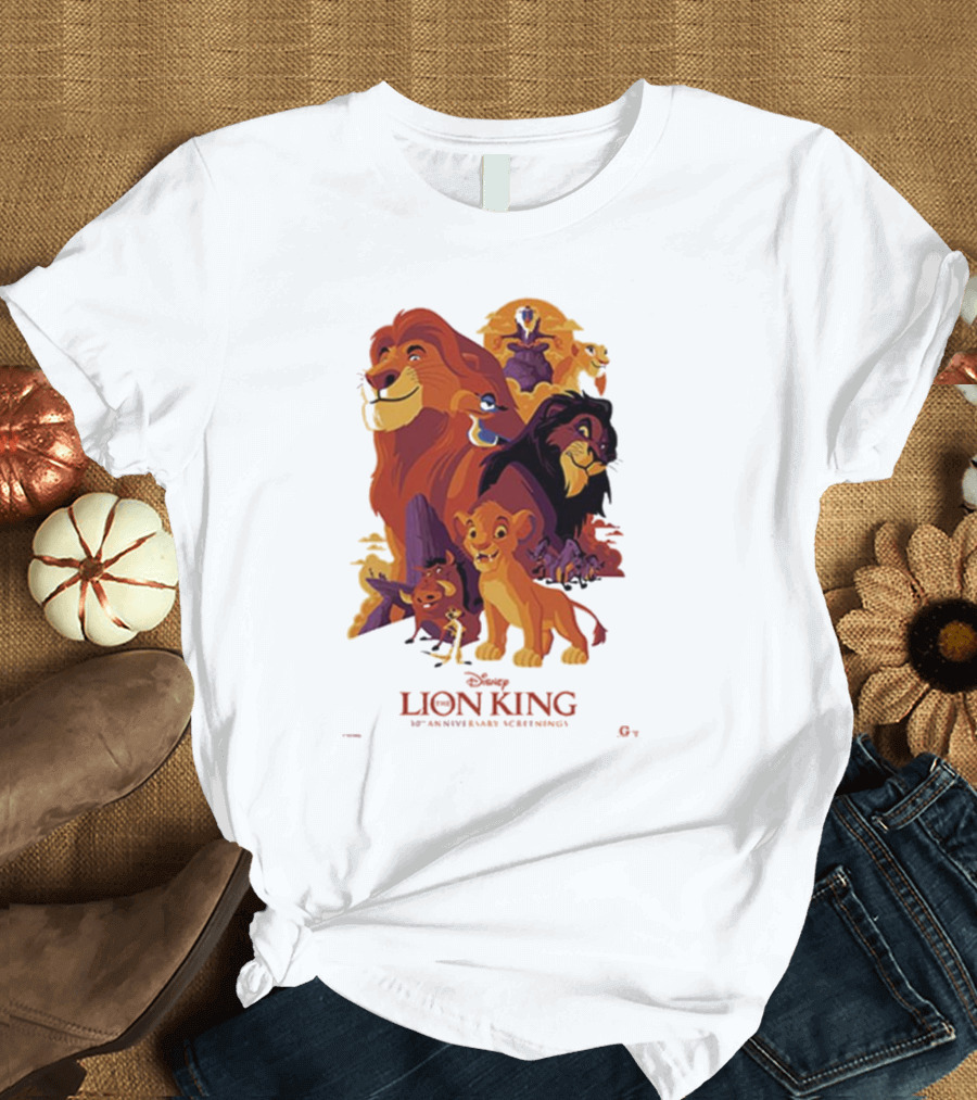 Disney Lion King 30th Anniversary Screenings Fan T-Shirt