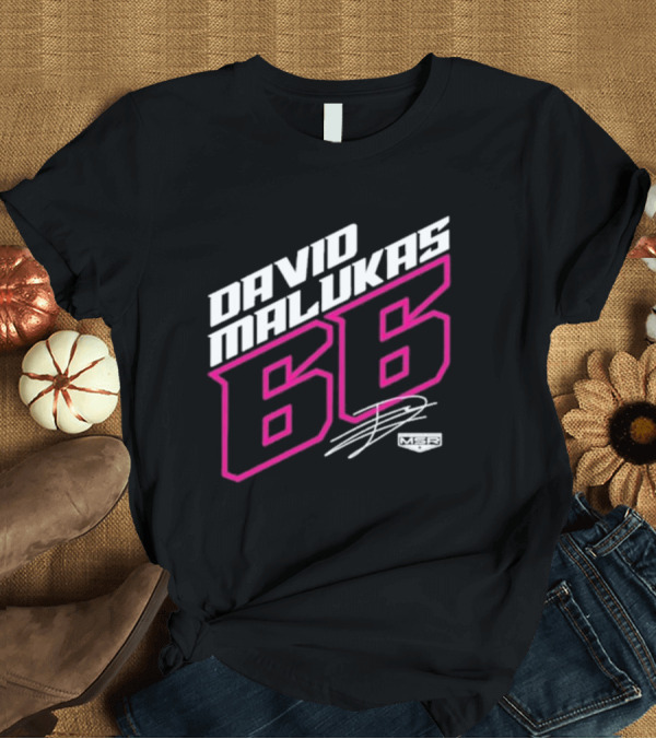 T-Shirt: David Malukas 66 MSR Racing Signature T-Shirt David Malukas 66 MSR Racing Signature T-Shirt