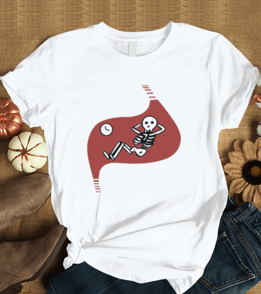 Death Of Dungeon Meshi Falin Skeleton Inside Red Stomach T-Shirt