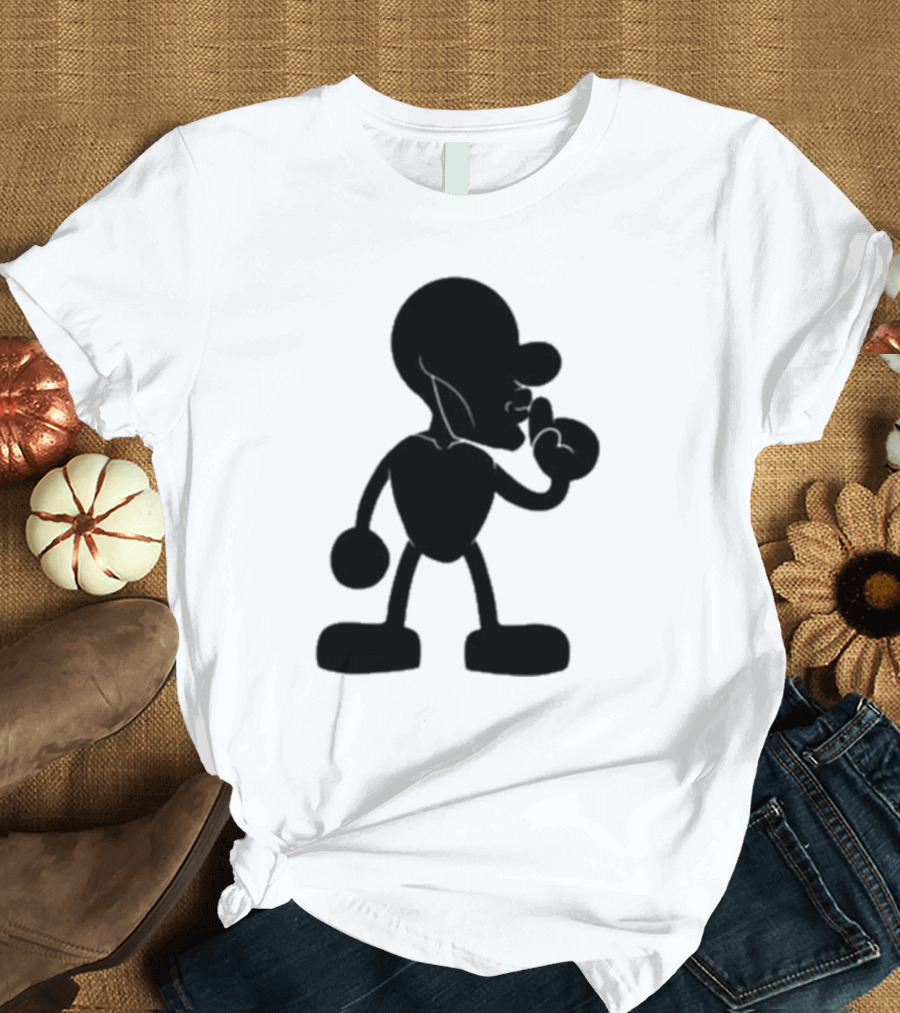 Yeet Team Mr Mew Iconic Silhouette and Dog Collaboration T-Shirt