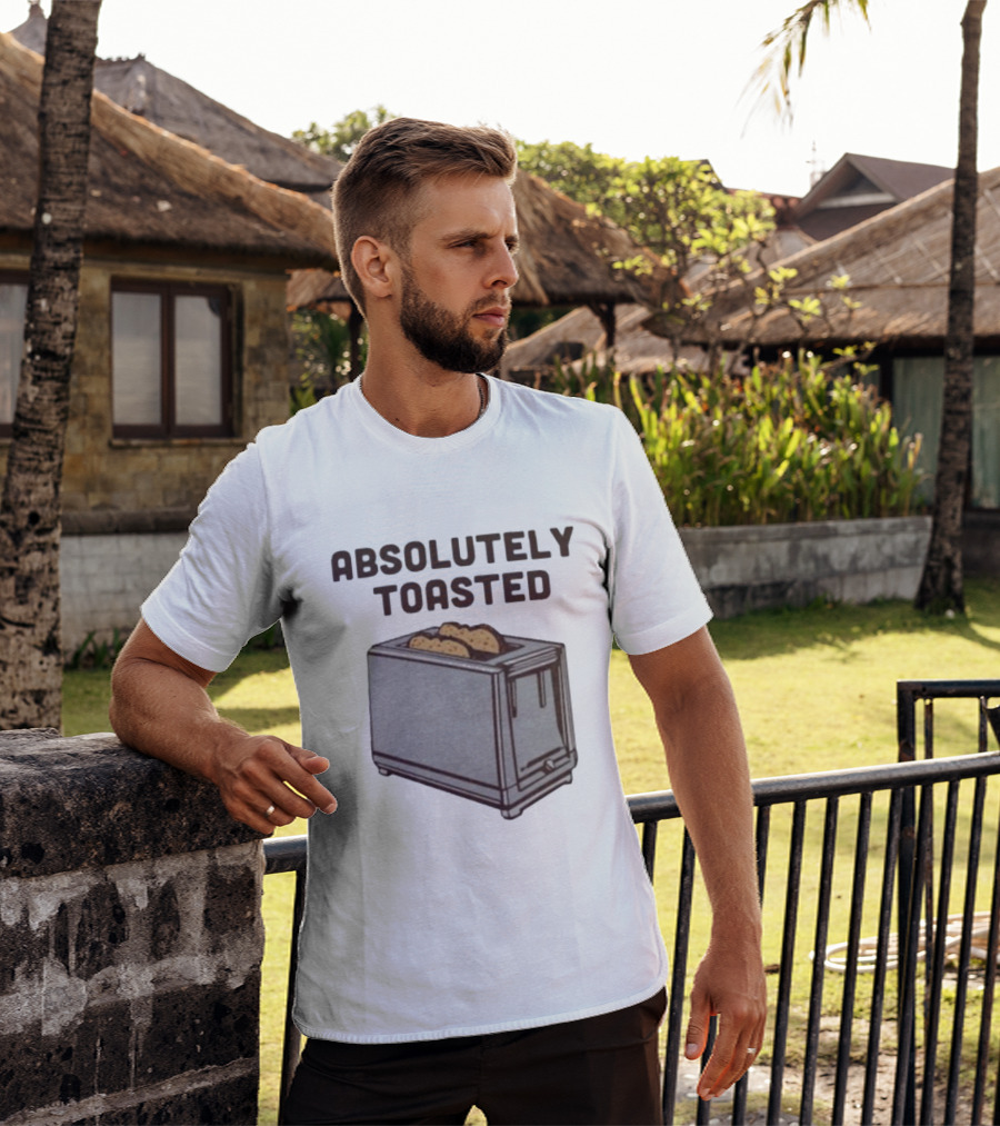 Absolutely Toasted Retro Toaster T-Shirt