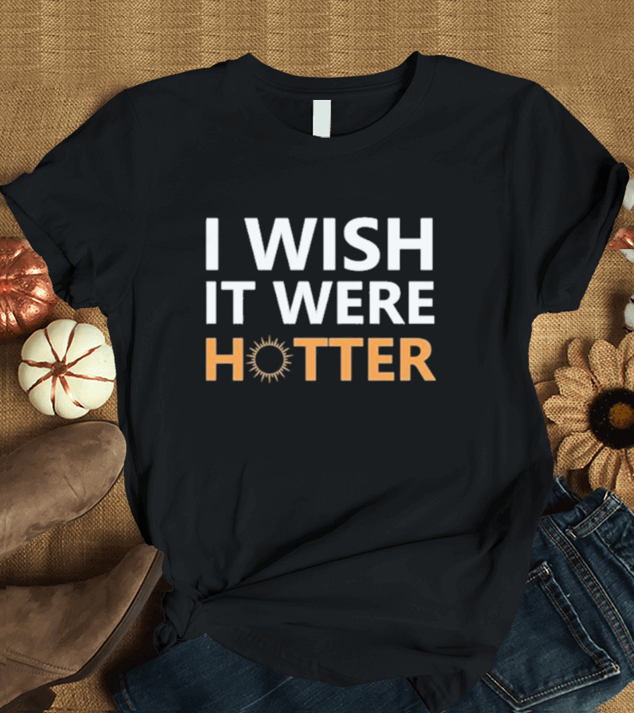 Smith Jr I Wish It Were Hotter Sun Icon Temperature T-Shirt