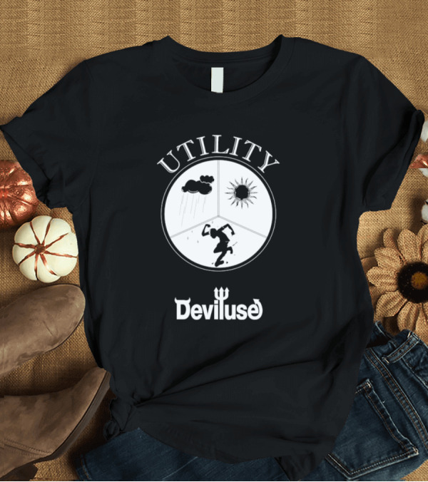 T-Shirt: Utility Deciluse Rain Sun and Run Deviluse T-Shirt Utility Deciluse Rain Sun and Run Deviluse T-Shirt