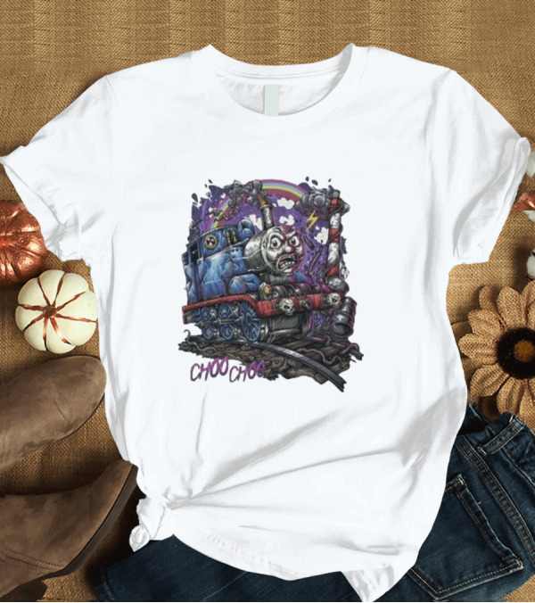 T-Shirt: Damaged Society Choo Choo Train Madness T-Shirt Damaged Society Choo Choo Train Madness T-Shirt