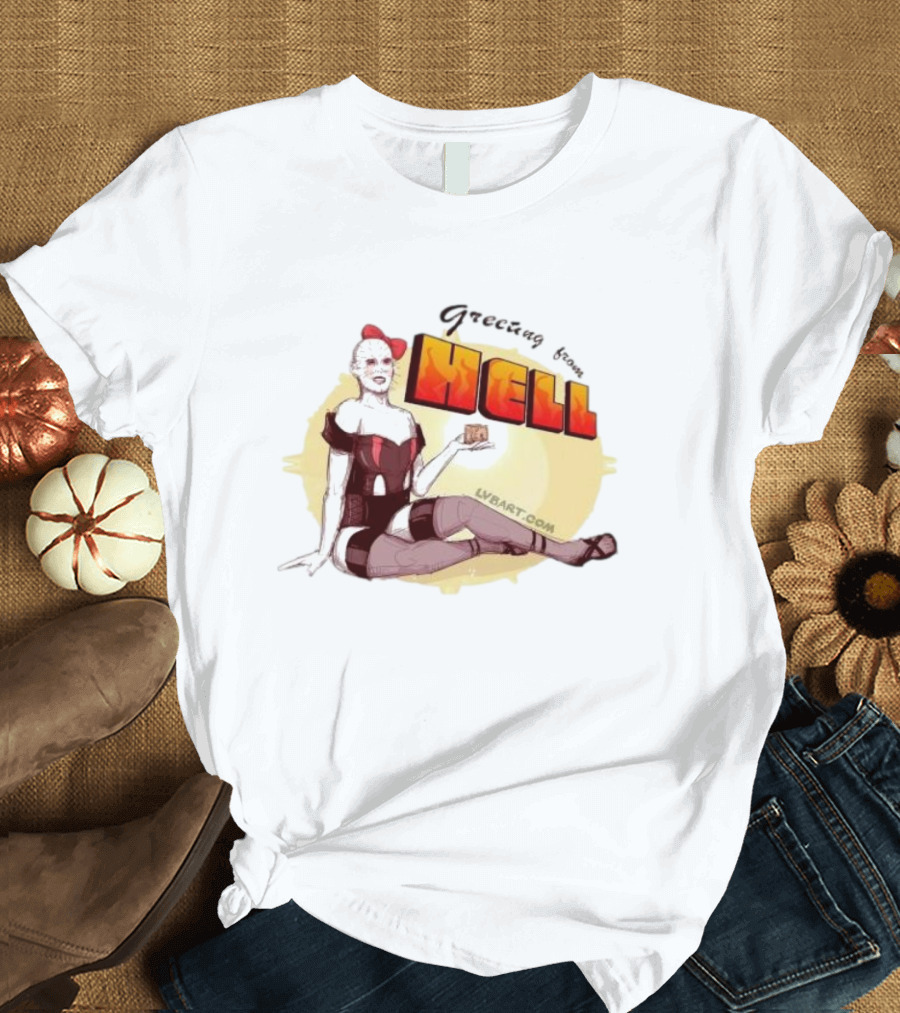 Greetings from Hell Hellraiser Women LVART.COM T-Shirt
