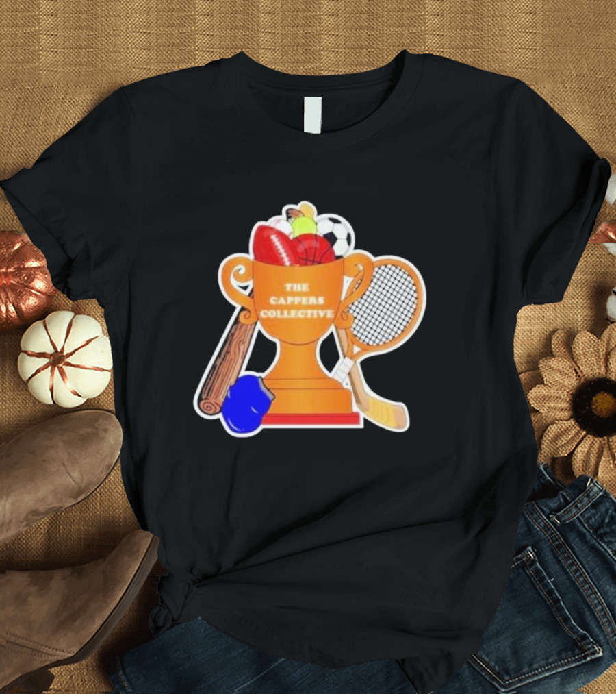 The Cappers Collective Trophy Sport Baseball Boxing Soccer Tennis Hockey Basketball T-Shirt