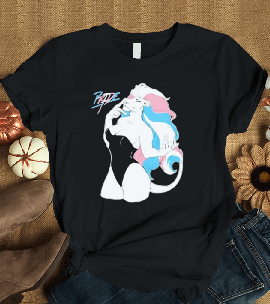 Pride Lioness Trans Flag Colors T-Shirt