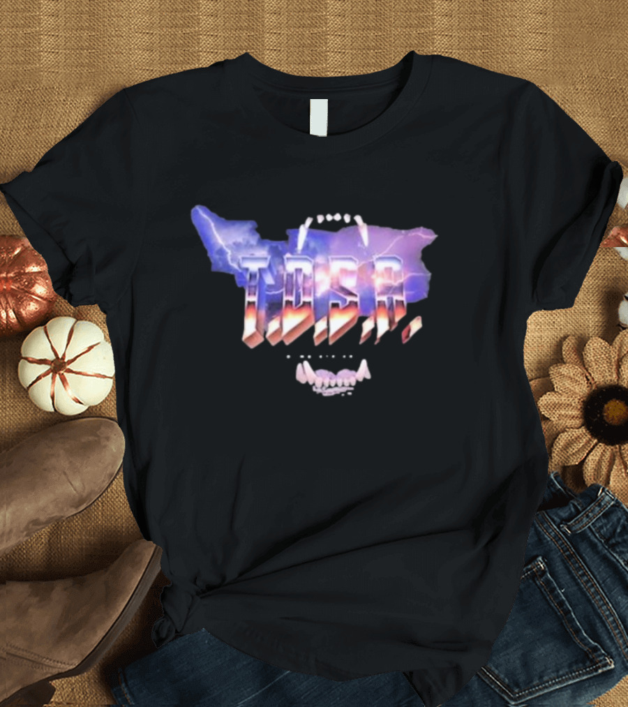 T.D.S.R. The Dawg Strikes Again Ruin Your Day Lightning Teeth T-Shirt