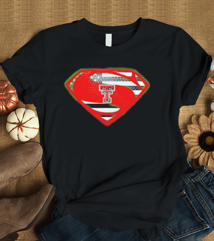 Texas Tech Red Raiders TT Superman T-Shirt