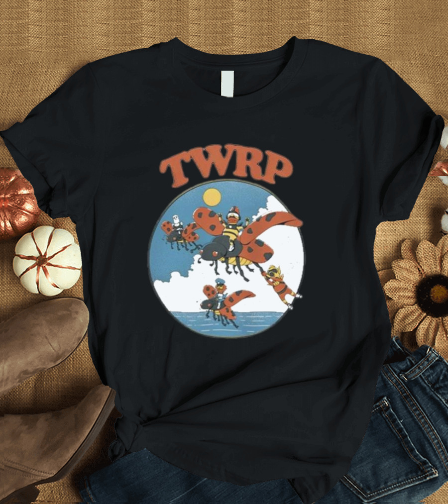 TWRP Band Riding Giant Ladybugs Under the Sun T-Shirt
