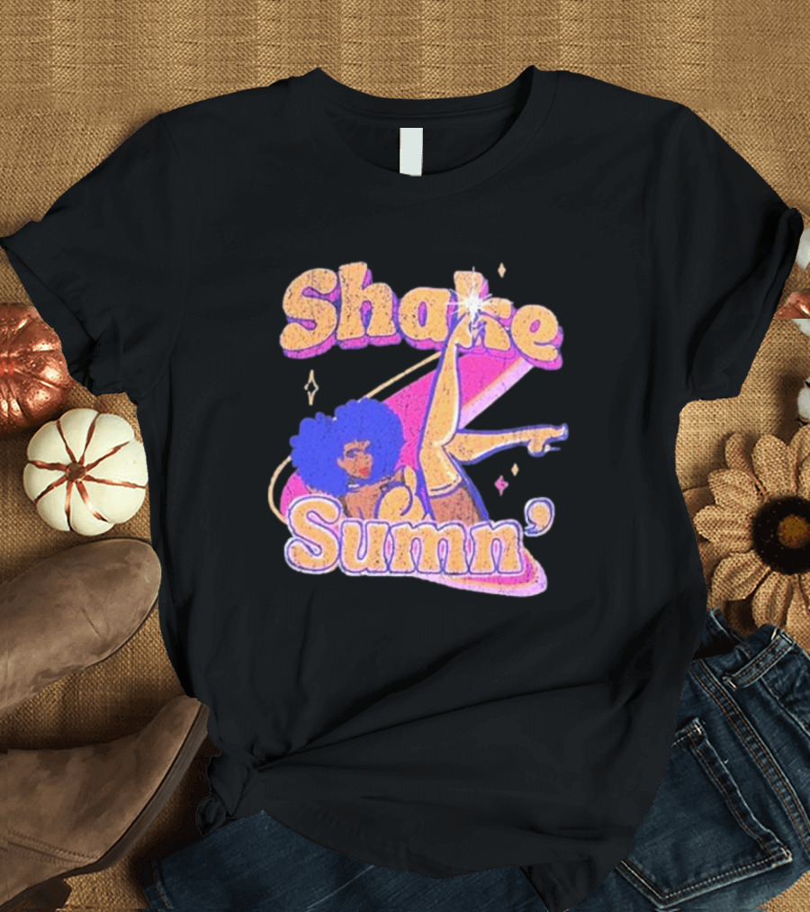 Zero Fatigue Shake Sumn Vibrant Retro Dance Vibes T-Shirt