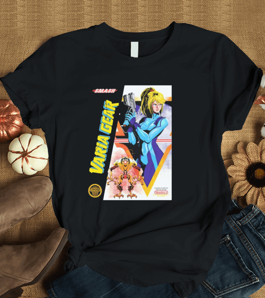 Smash Varia Gear Zero Suit Hunter Chronicles T-Shirt