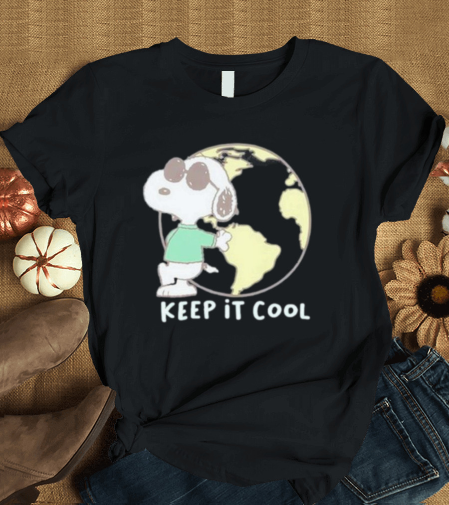 Snoopy Keep It Cool Earth Character T-Shirt