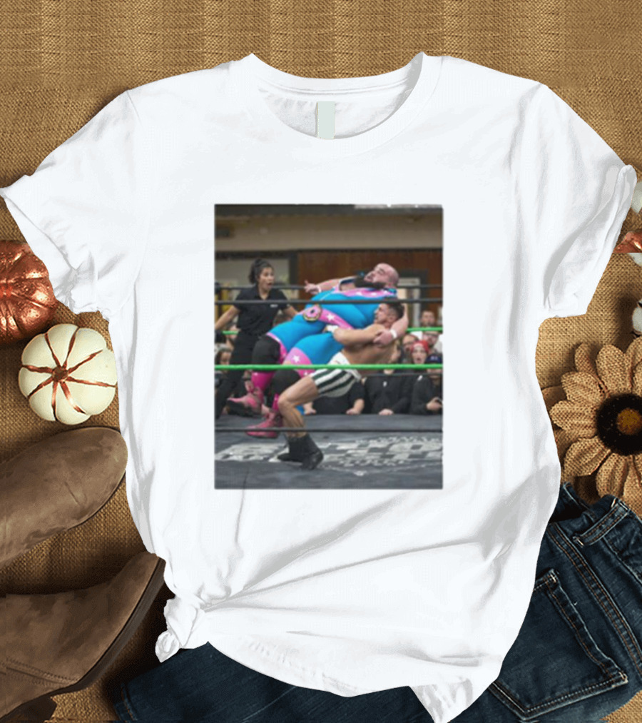 Ray Jaz Believe 2 Wrestling Match Action Scene T-Shirt