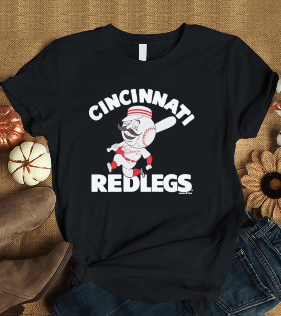 Cincinnati Redlegs Redsproblems Baseball Mascot T-Shirt