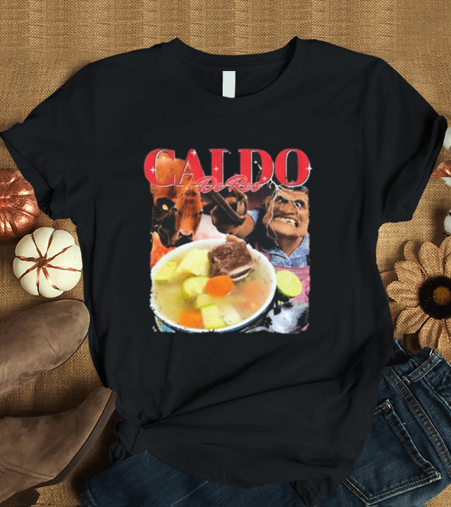 Caldo De Res Western Cowboy with Vegetable Soup T-Shirt
