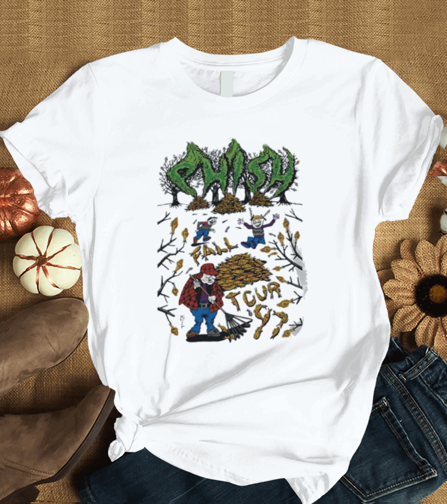 Phish Fall Tour 97 Cleanup Pile-Up T-Shirt