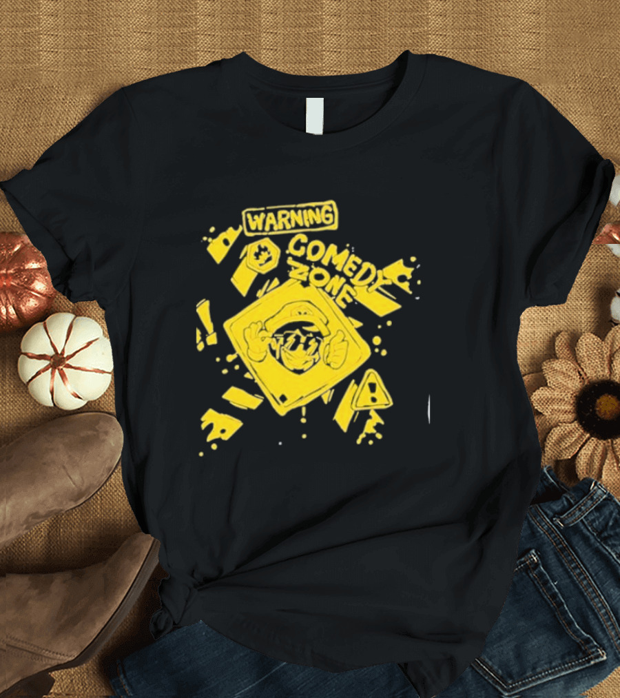 Warning SMG4 Comedy Zone T-Shirt