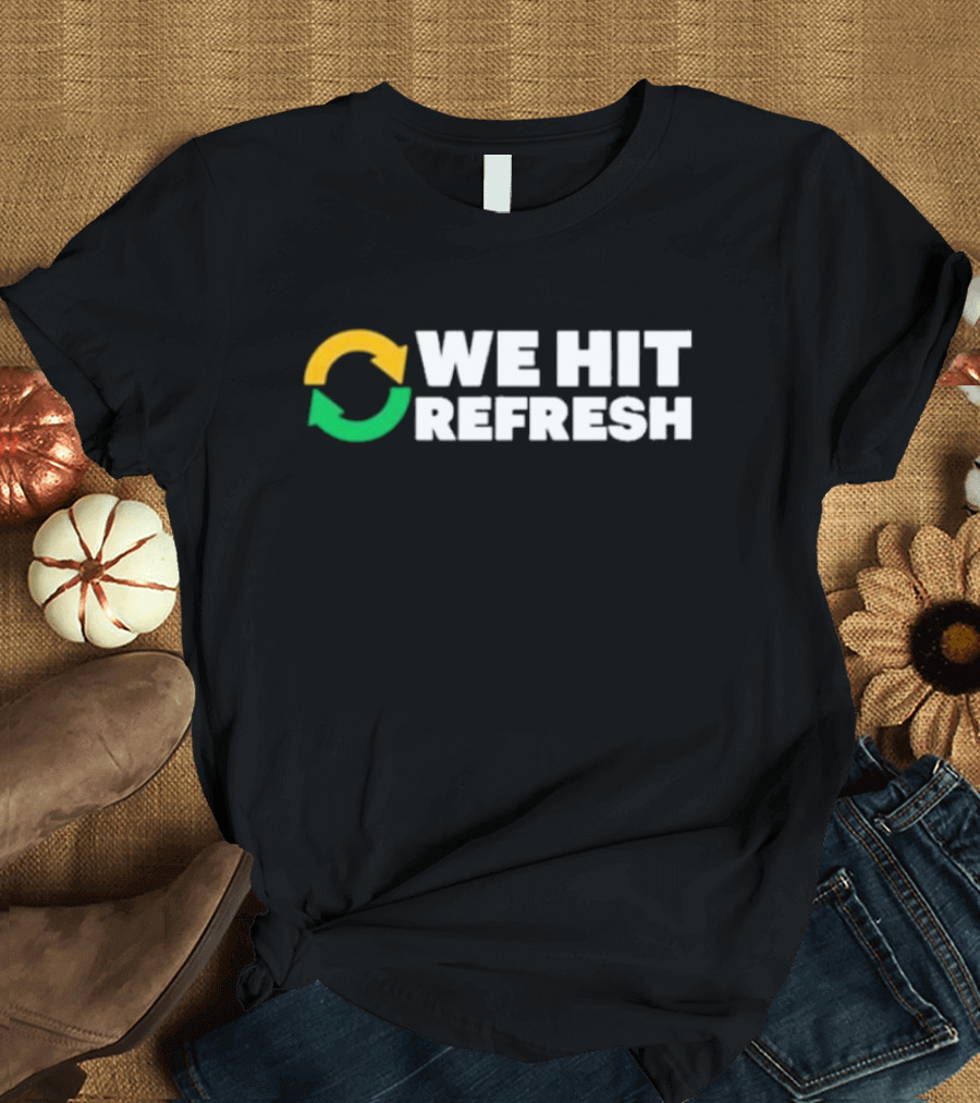 WE HIT REFRESH Arrows Recycling T-Shirt
