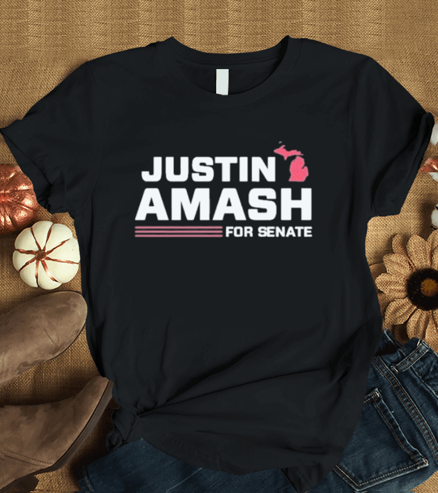 JUSTIN AMASH FOR SENATE MICHIGAN MAP T-Shirt