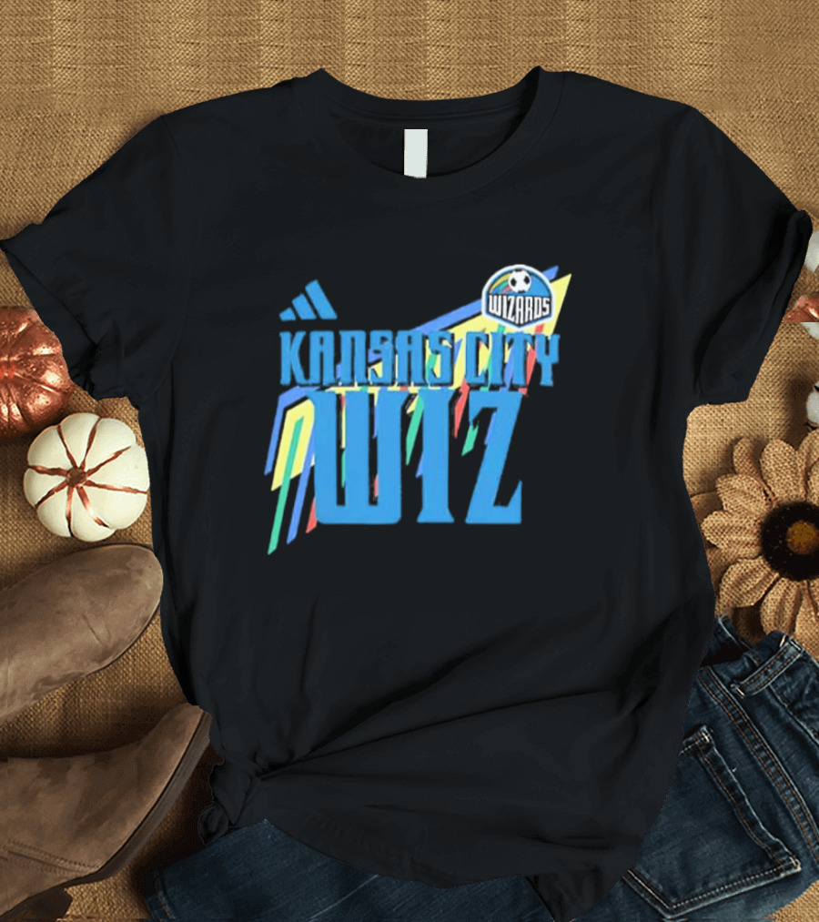 Kansas City Wiz Wizards Logo Sporting Kansas City 2024 MLS Pre-Match Jersey T-Shirt