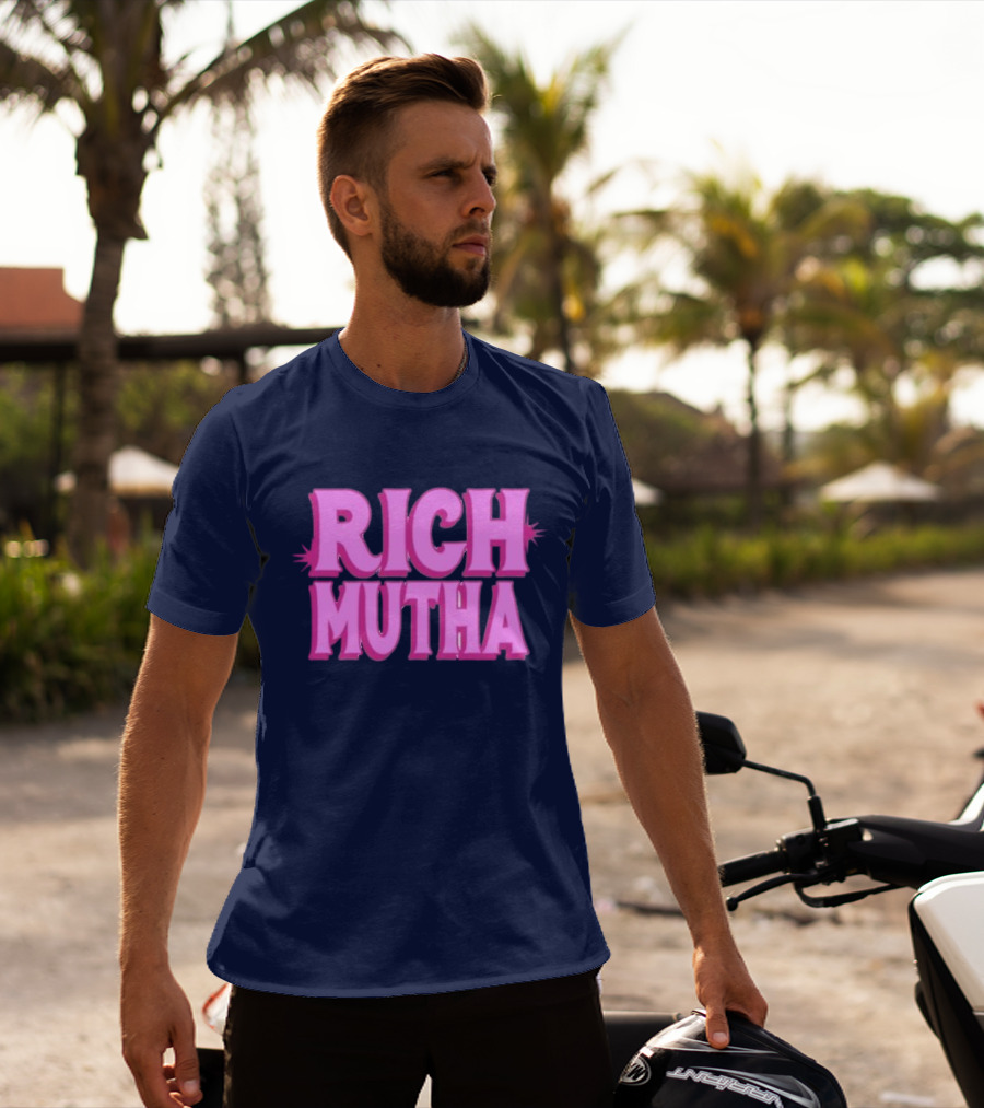 Monaleo Rich Mutha Pink T-Shirt