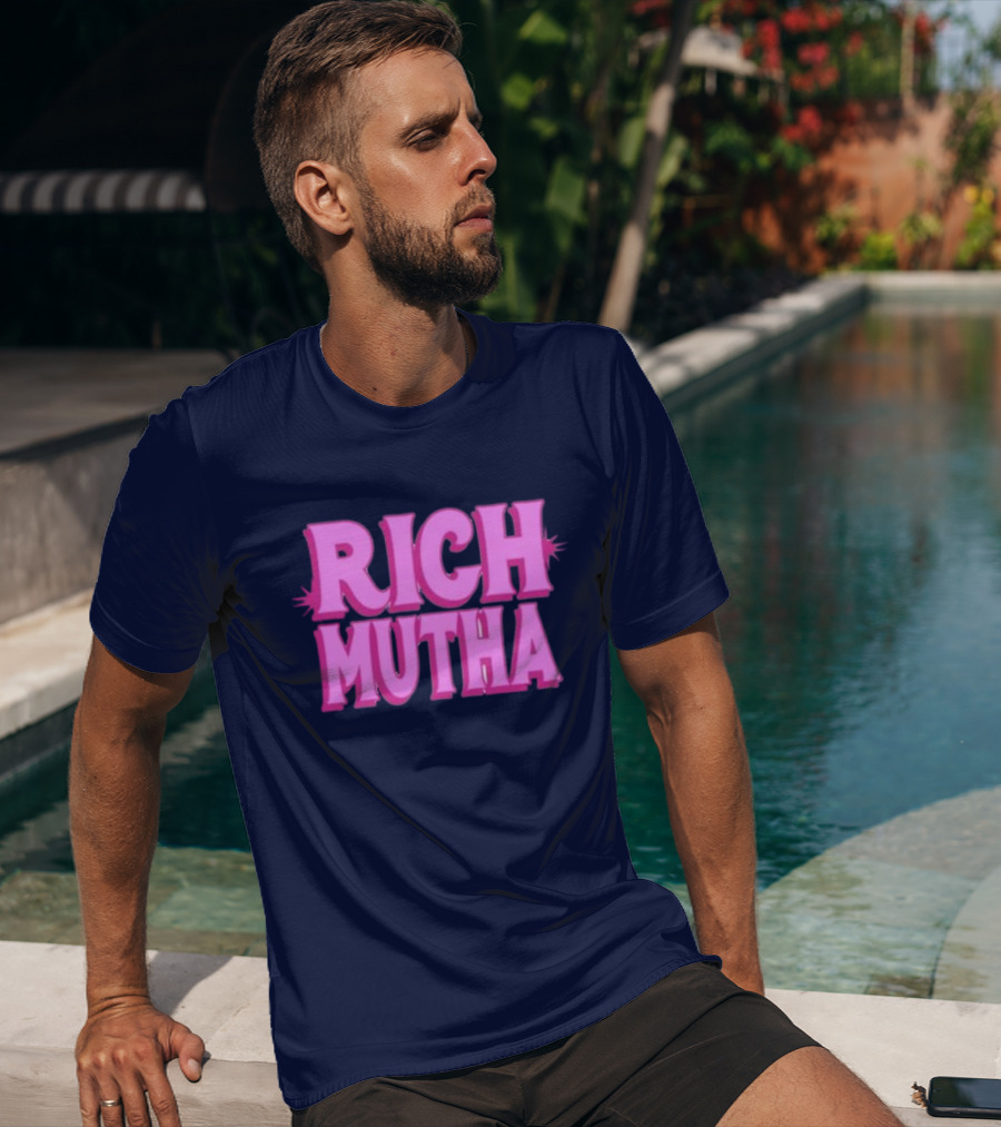 Monaleo Rich Mutha Pink T-Shirt