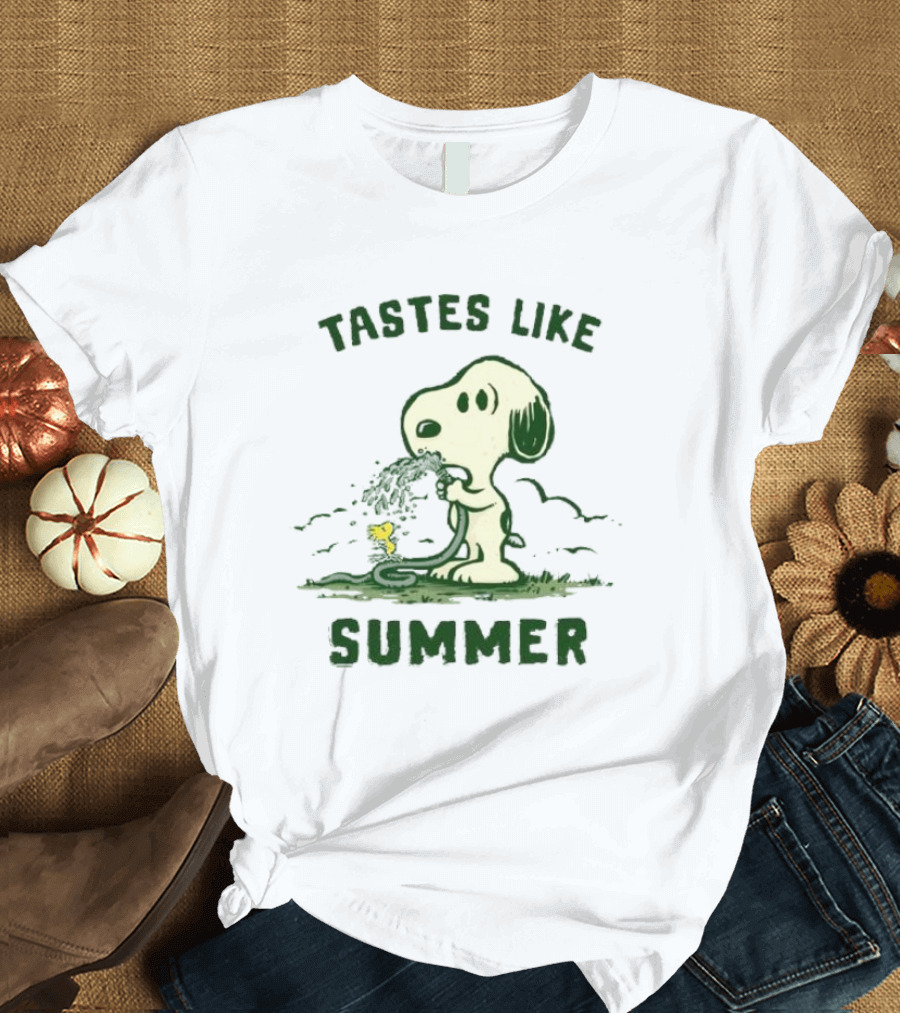 Tastes Like Summer Snoopy and Woodstock Peanuts T-Shirt