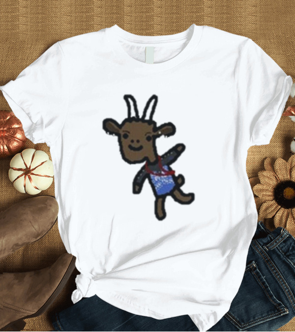 T-Shirt: Simone Biles Goat Cartoon Gymnastics T-Shirt Simone Biles Goat Cartoon Gymnastics T-Shirt