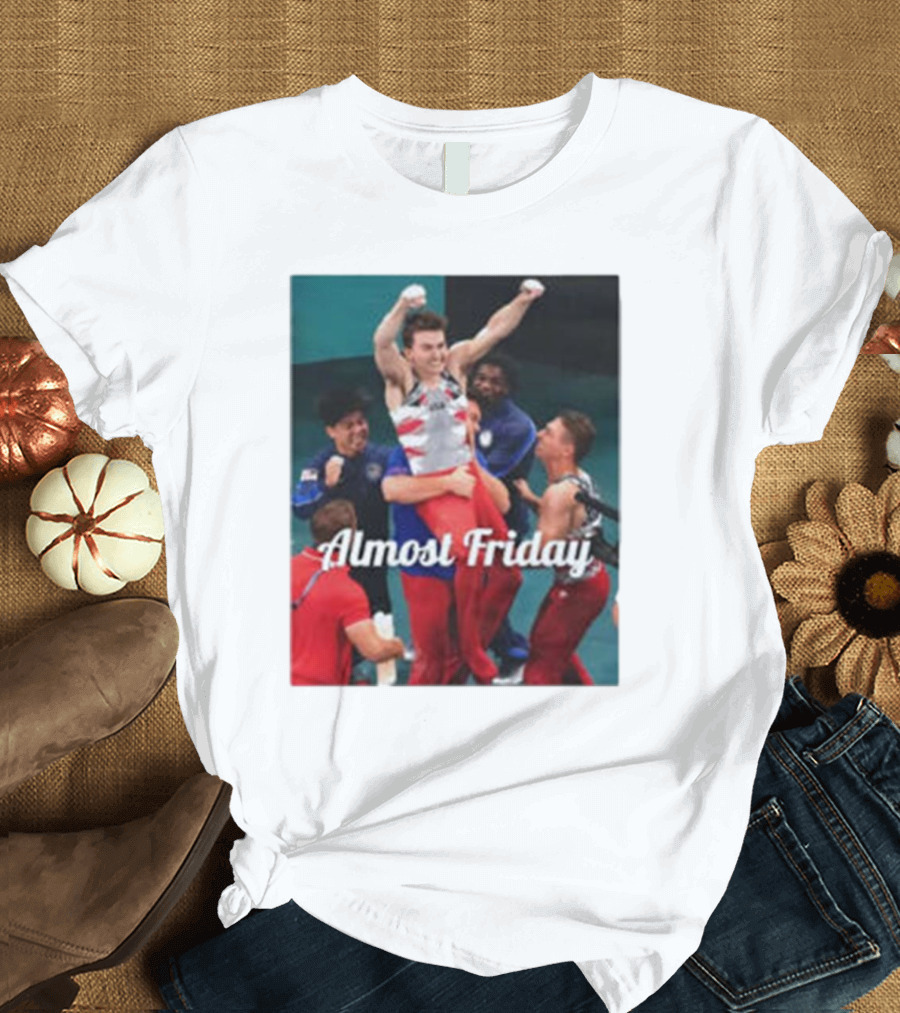 Paul Juda Celebratory Almost Friday Olympic Kid T-Shirt