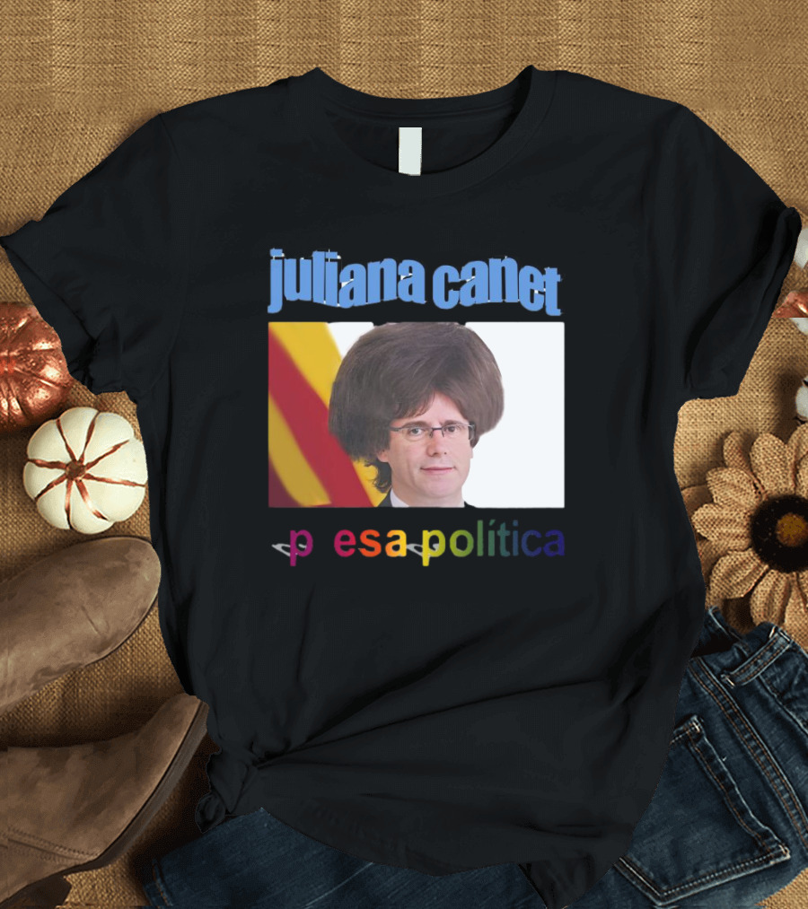Juliana Canet Pesa Política Catalonian Flag Hair Photo T-Shirt