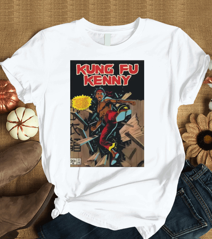 Kung Fu Kenny Breaking Through Comic Style February 17 Issue 20 Cent T-Shirt