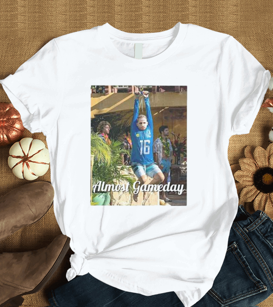 Almost Gameday Zipline Adventure in Sports Jersey T-Shirt