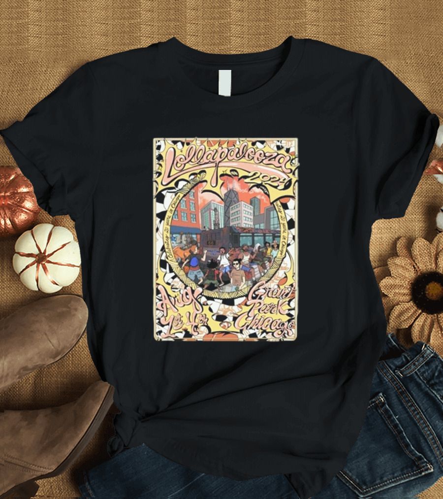 Lollapalooza 2024 Grand Park Chicago Arg July T-Shirt