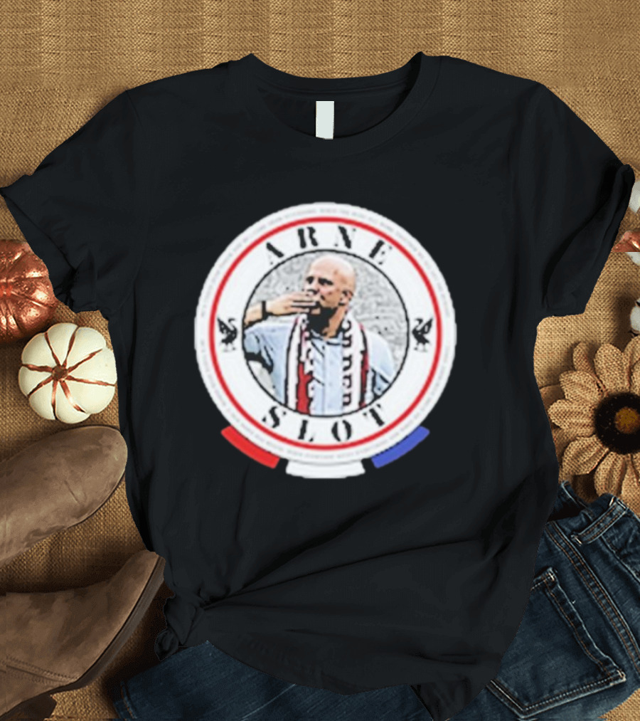 Arne Slot He’s Taken Over Power Iconic Circle Design with Soccer Fan T-Shirt