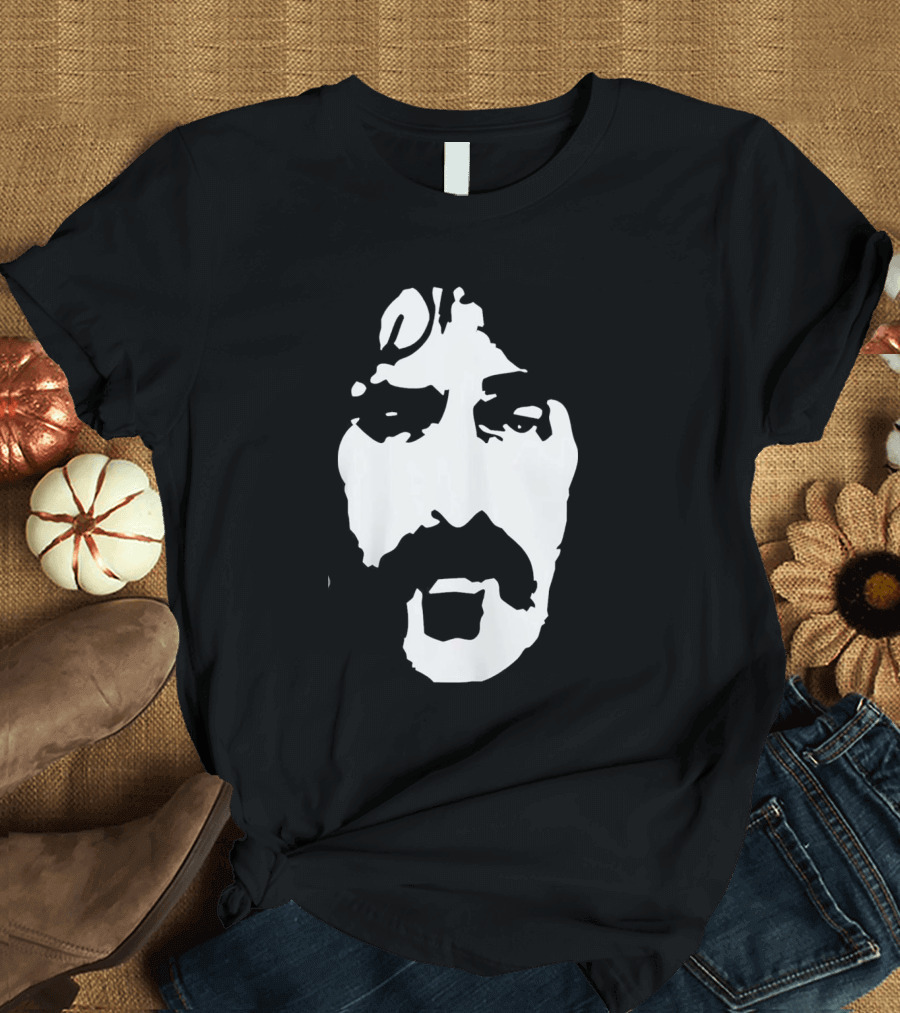 Scott Ritter Frank Zappa Monochrome Face T-Shirt