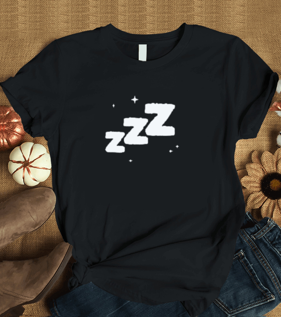 ZZZ Sleep Deprived Logo with Stars T-Shirt