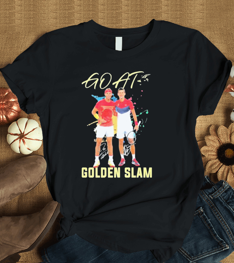 GOAT Golden Slam Tennis Signature T-Shirt