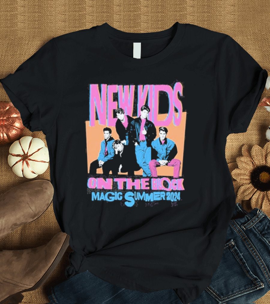 New Kids On The Block Magic Summer 2024 Vibrant Violet T-Shirt