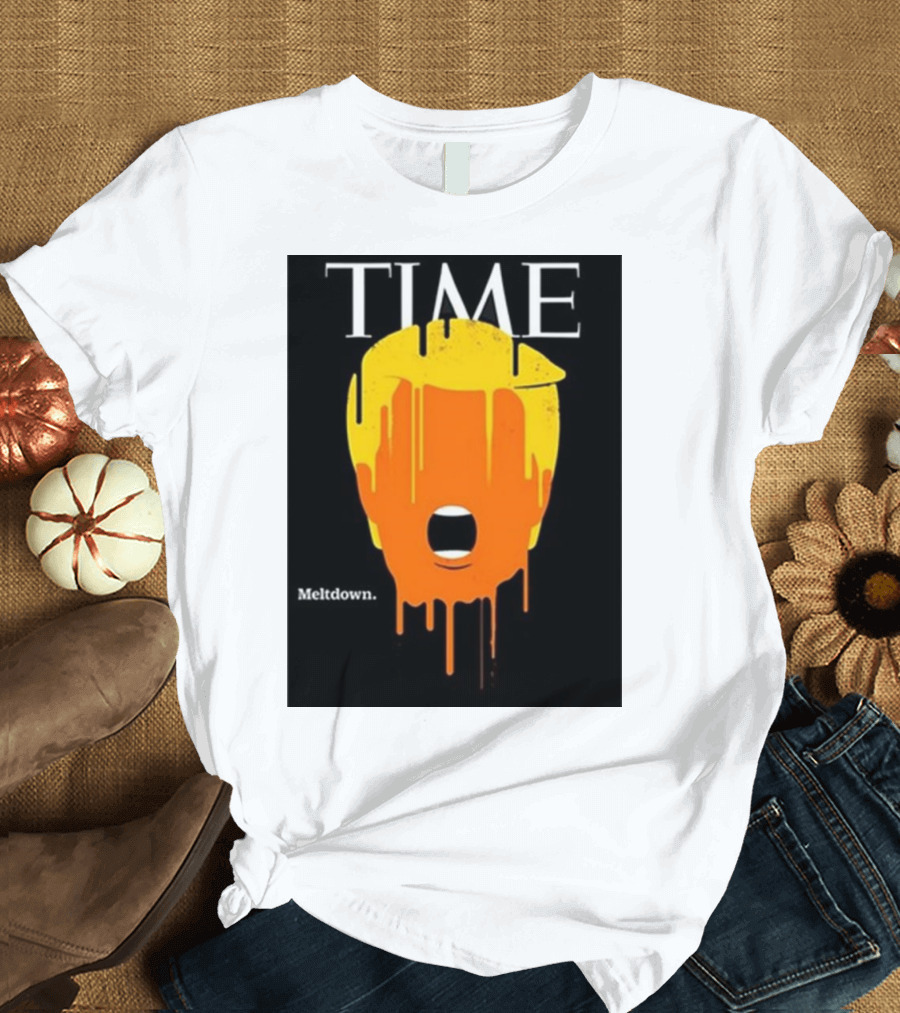 Time Meltdown Sophie Louise Delquié Donald Trump T-Shirt