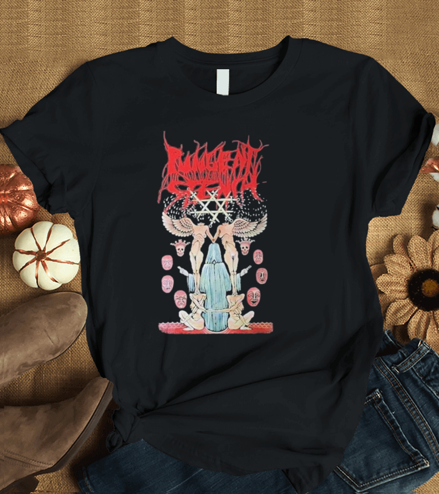 Pungent Stench Smut Kingdom Faces Angelic Figures and Mask Icons T-Shirt
