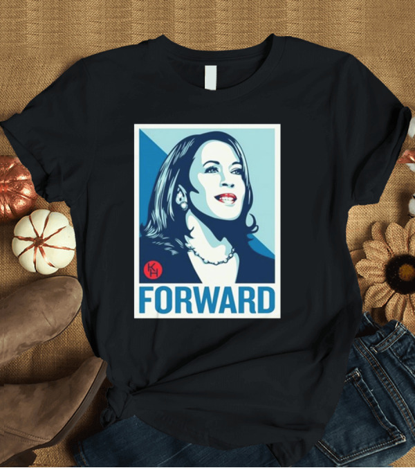 T-Shirt: Forward Shepard Fairey Kamala Harris KH T-Shirt Forward Shepard Fairey Kamala Harris KH T-Shirt