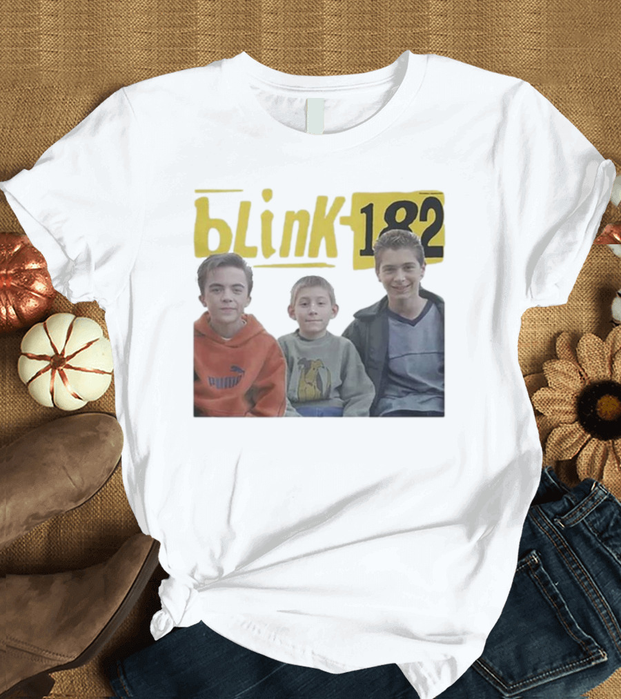bLInK 182 Malcolm in The Middle Kids T-Shirt