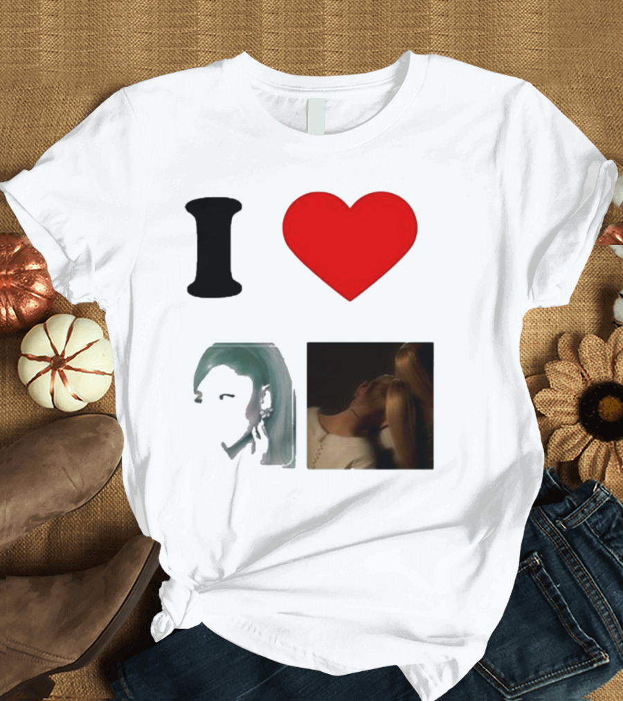 I Love Ariana Grande Cameron Fan Art Duo T-Shirt