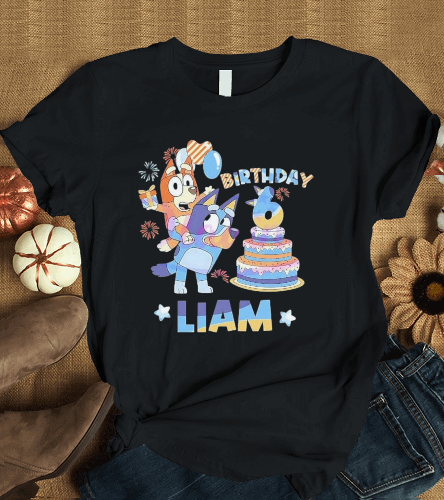 Birthday 6 Liam Funny It's My Birthday T-Shirt