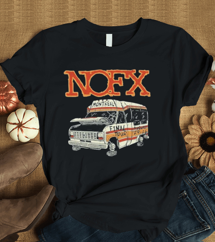 NOFX Final Tour Montréal August 24-25 2024 Parc Olympique Van T-Shirt