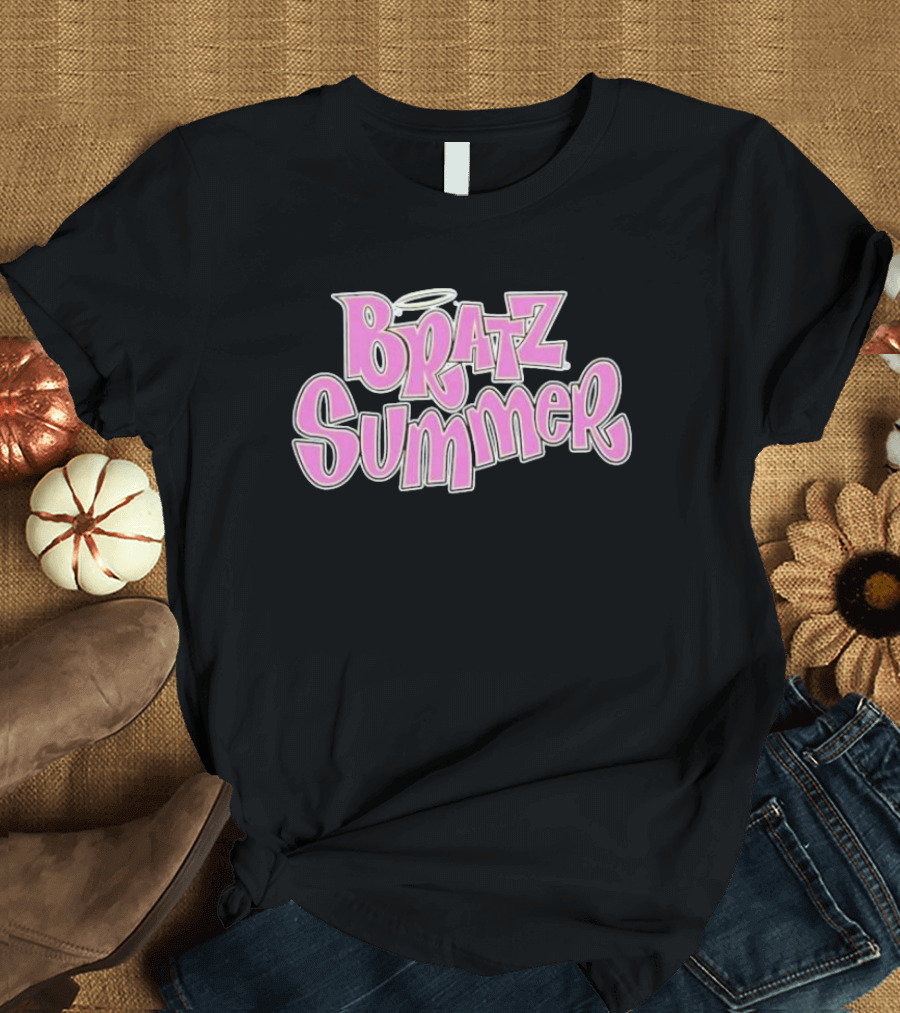 Bratz Summer Pink Graffiti Style with Angel Halo T-Shirt