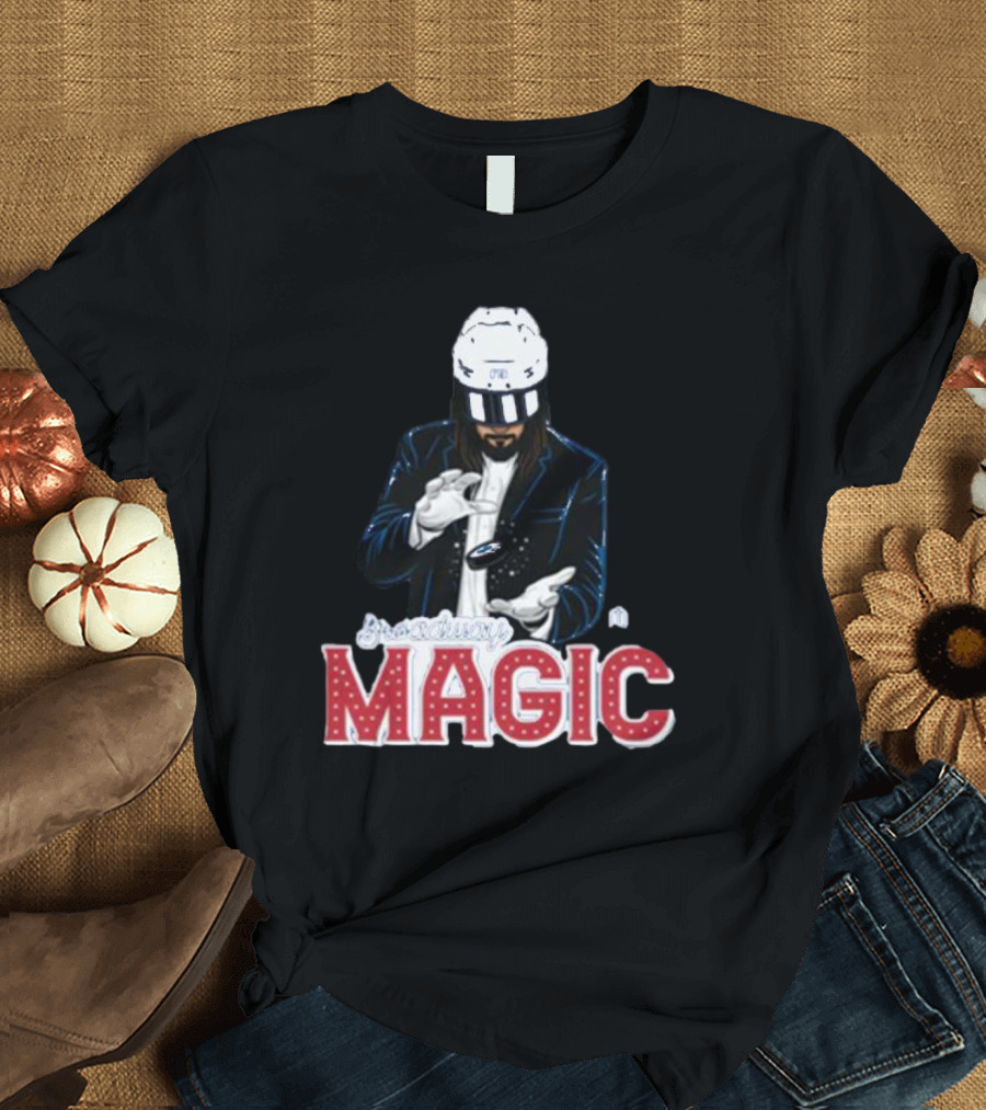 Broadway Magic Hockey Helmet Wizard T-Shirt